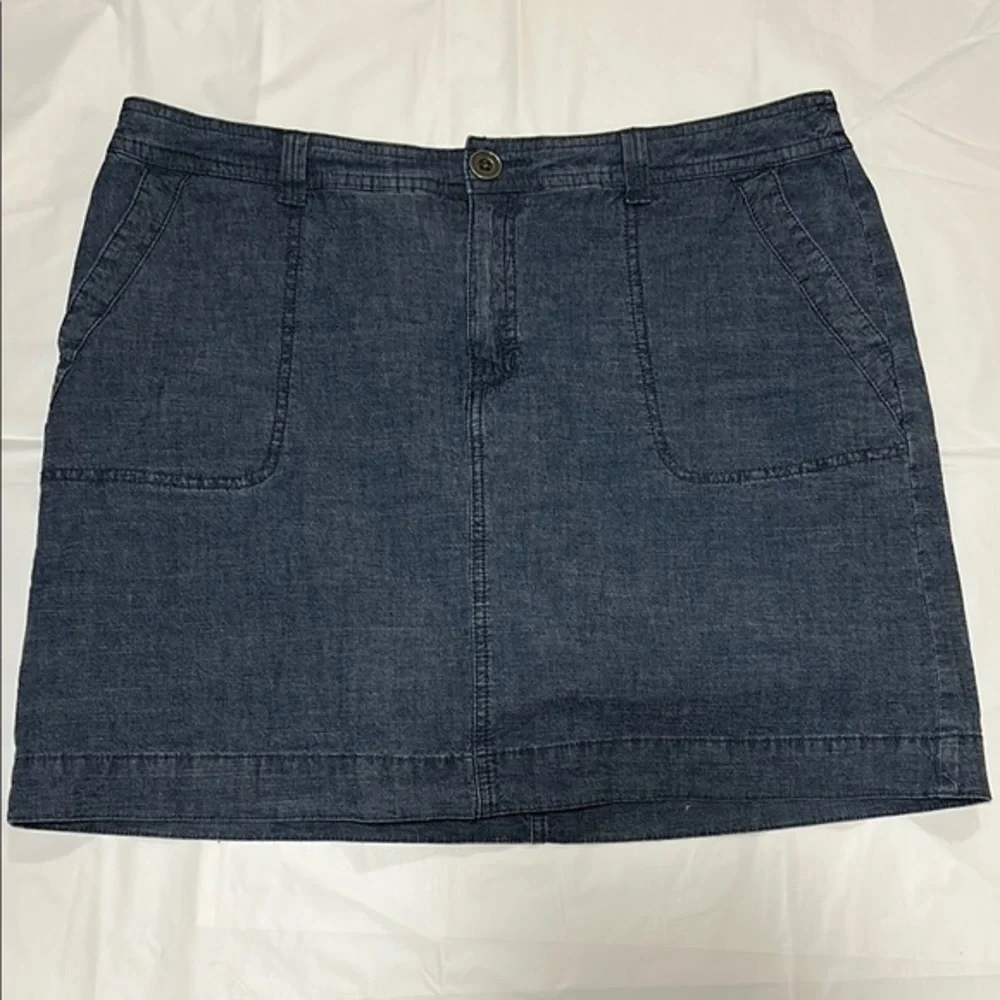 Denim Blue Skort petite. Croft & Barrow